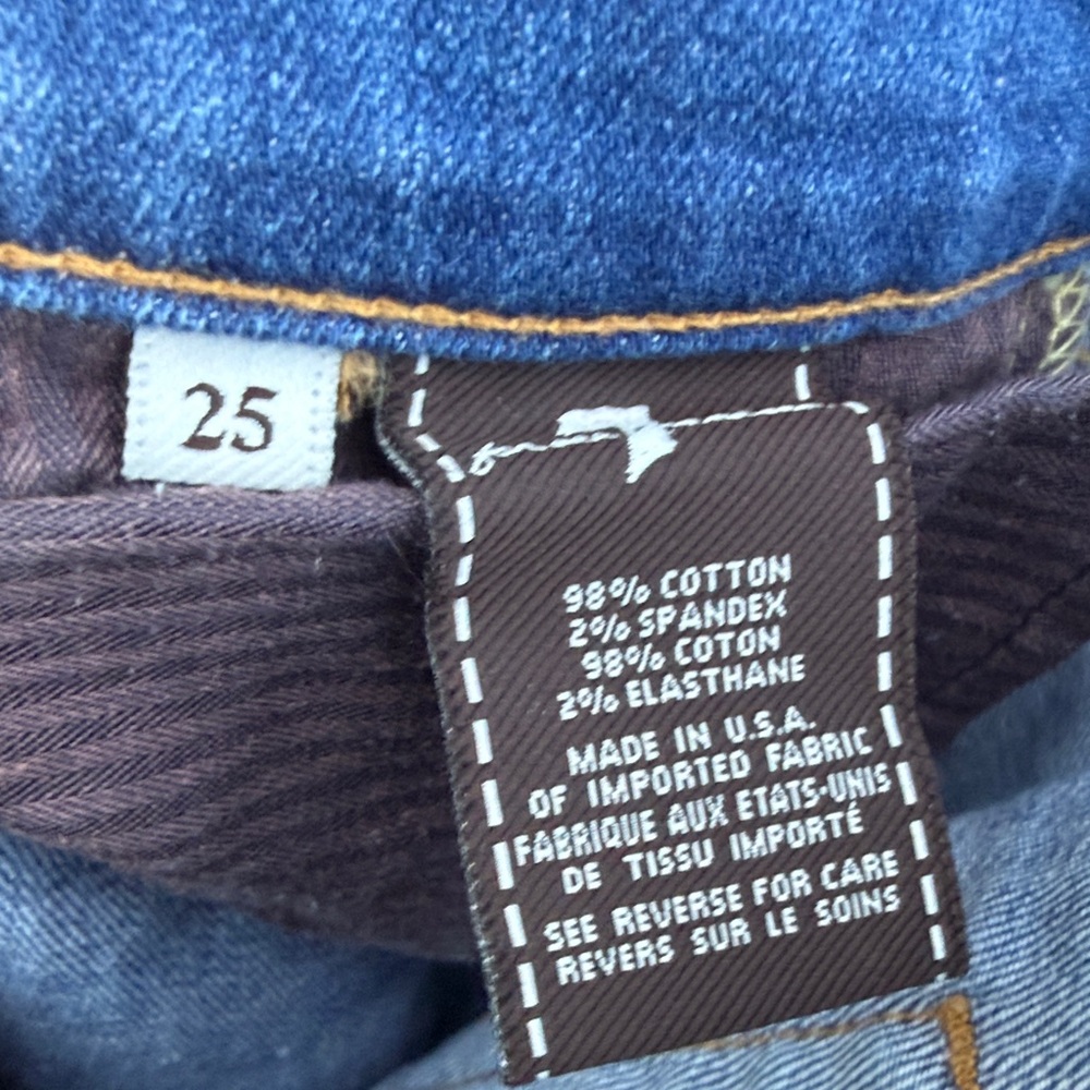 7 For All Mankind Skinny Jeans in Classic Blue - Picture 6 of 7